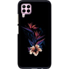 Hülle Huawei P40 Lite - Dark Flowers