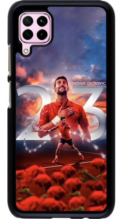 Huawei P40 Lite Case Hülle - Djokovic 23 Grand Slam