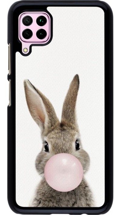 Huawei P40 Lite Case Hülle - Easter 2023 bubble gum bunny