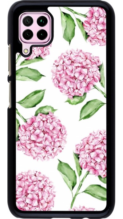 Huawei P40 Lite Case Hülle - Easter 2024 pink flowers