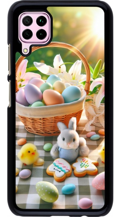 Huawei P40 Lite Case Hülle - Ostern 2025 Osterkorb