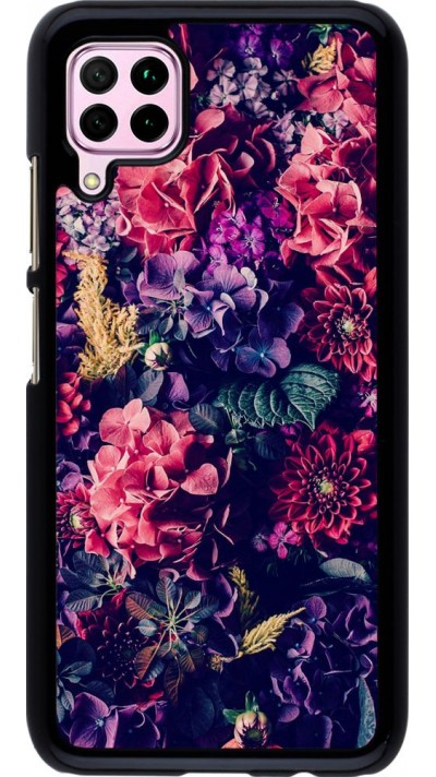 Hülle Huawei P40 Lite - Flowers Dark