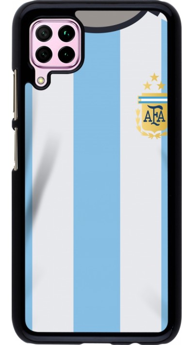 Huawei P40 Lite Case Hülle - Argentinien 2022 personalisierbares Fussballtrikot