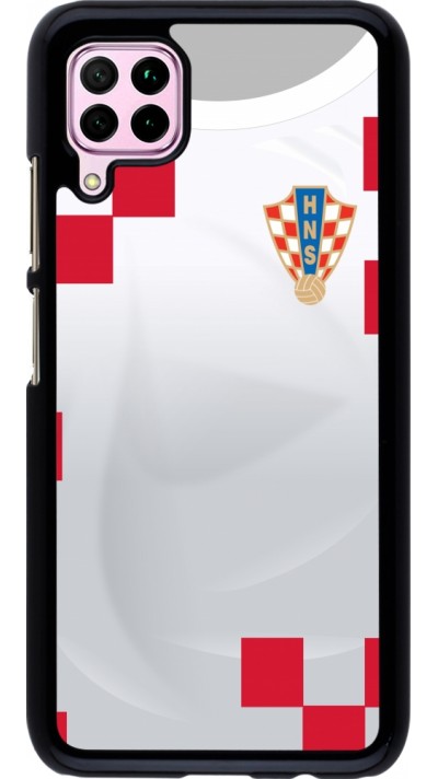 Huawei P40 Lite Case Hülle - Kroatien 2022 personalisierbares Fussballtrikot