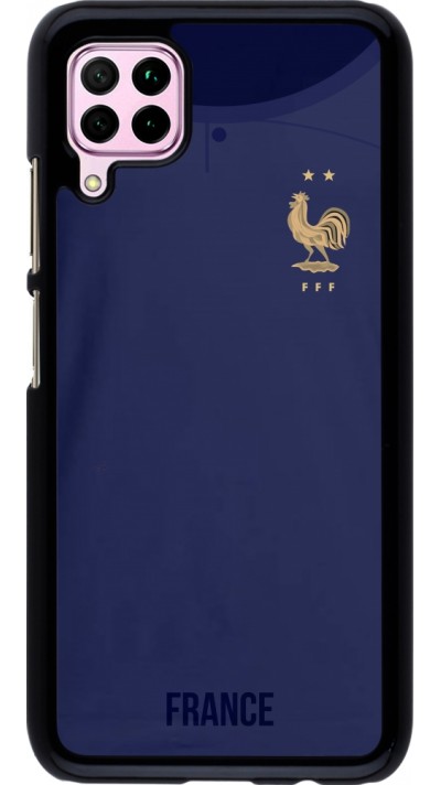 Huawei P40 Lite Case Hülle - Frankreich 2022 personalisierbares Fussballtrikot