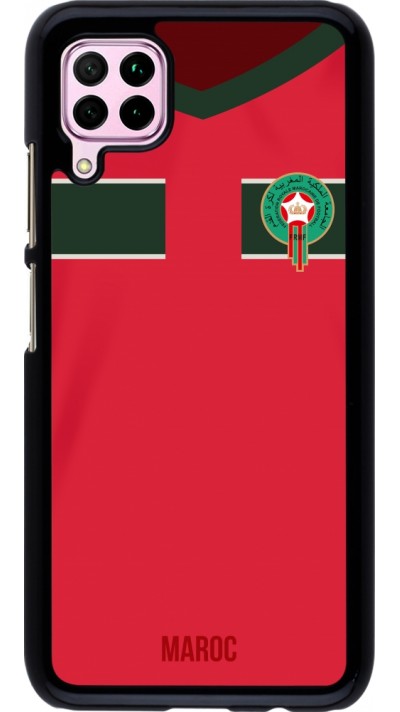 Coque Huawei P40 Lite - Maillot de football Maroc 2022 personnalisable