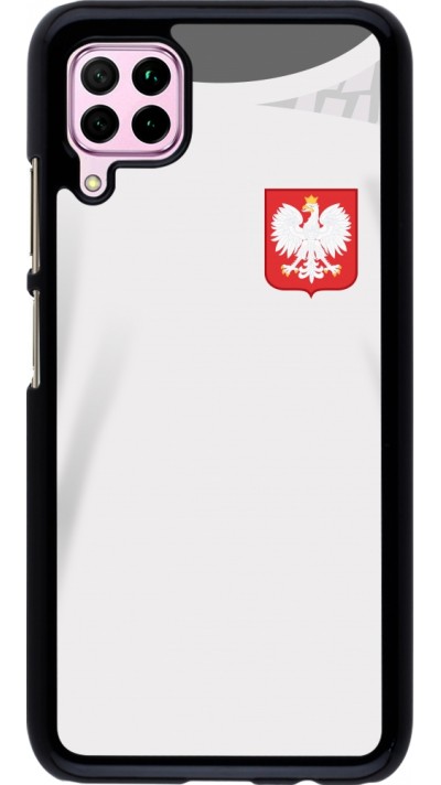 Huawei P40 Lite Case Hülle - Polen 2022 personalisierbares Fussballtrikot