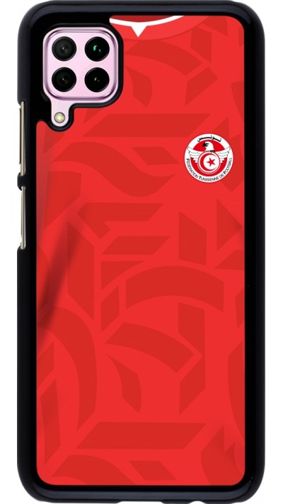 Huawei P40 Lite Case Hülle - Tunesien 2022 personalisierbares Fussballtrikot