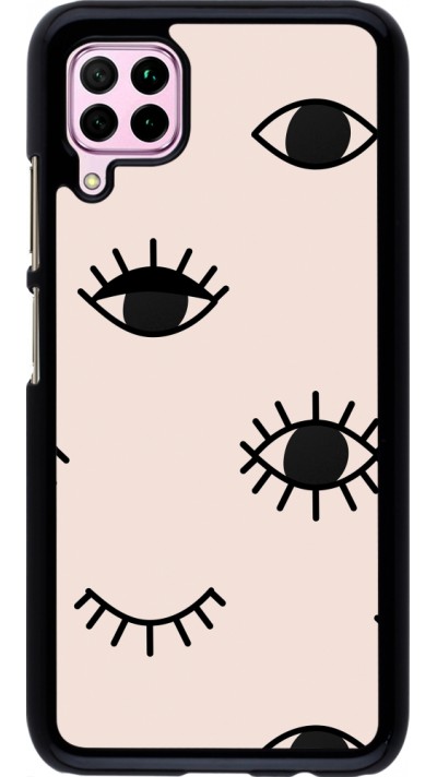 Huawei P40 Lite Case Hülle - Halloween 2023 I see you