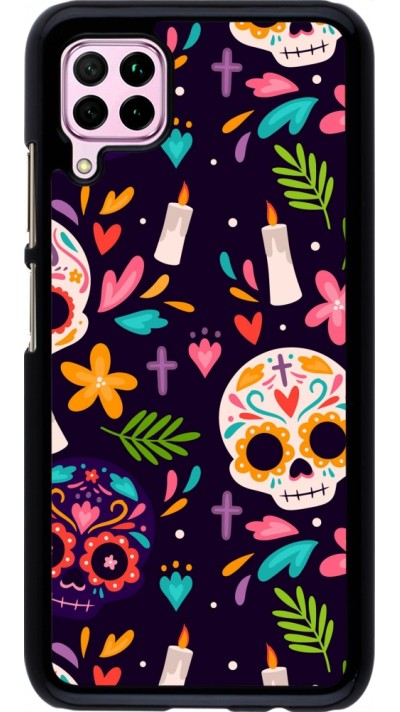 Huawei P40 Lite Case Hülle - Halloween 2023 mexican style
