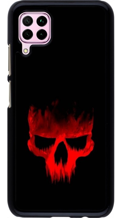 Huawei P40 Lite Case Hülle - Halloween 2023 scary skull