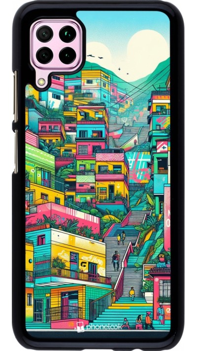 Huawei P40 Lite Case Hülle - Medellin Comuna 13 Kunst