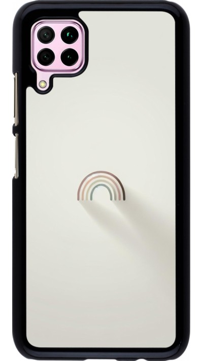 Huawei P40 Lite Case Hülle - Mini Regenbogen Minimal