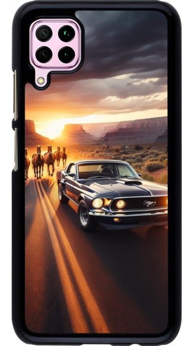 Huawei P40 Lite Case Hülle - Mustang 69 Grand Canyon