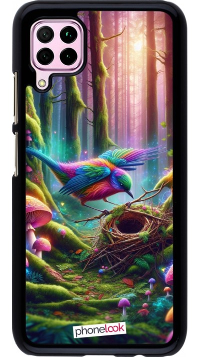 Coque Huawei P40 Lite - Oiseau Nid Forêt