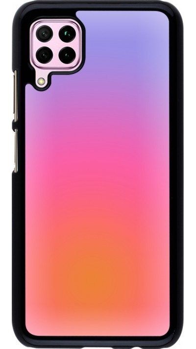 Coque Huawei P40 Lite - Orange Pink Blue Gradient