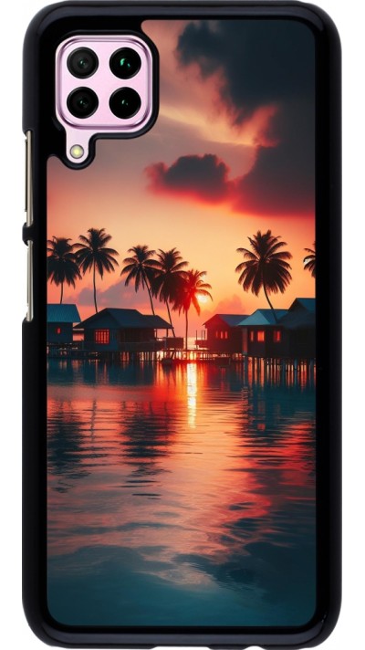 Huawei P40 Lite Case Hülle - Paradies Malediven