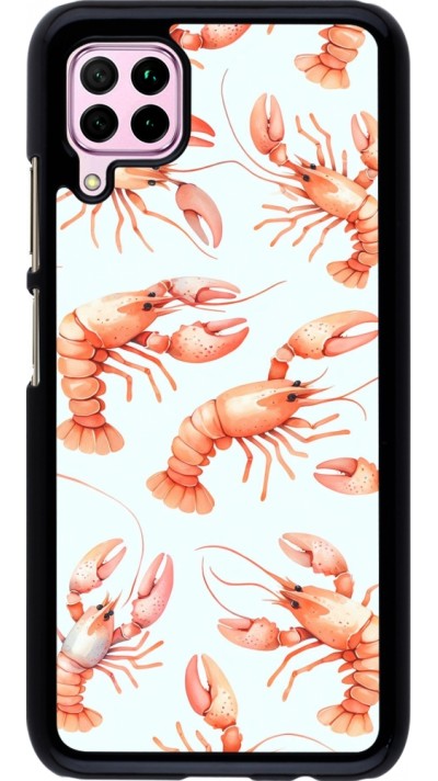 Coque Huawei P40 Lite - Pattern de homards pastels