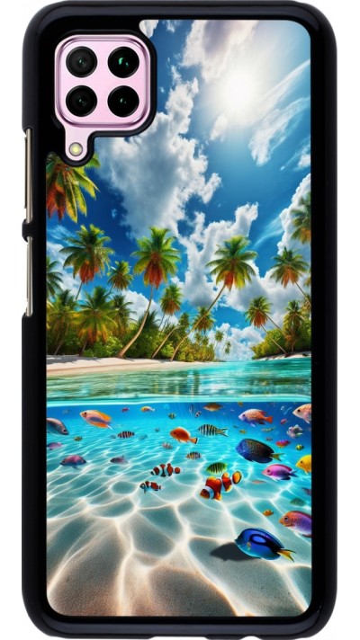 Huawei P40 Lite Case Hülle - Strandparadies