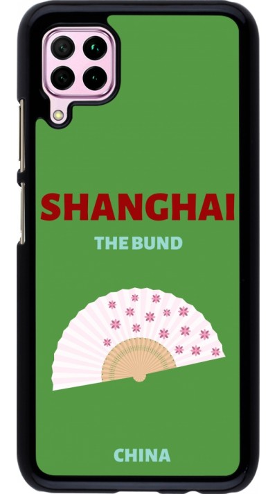 Huawei P40 Lite Case Hülle - Pop Summer Destination Shanghai