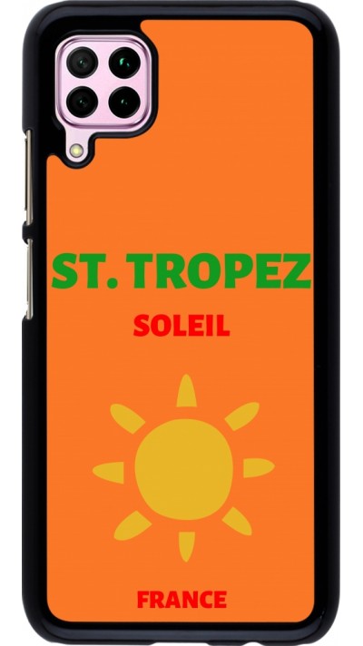 Huawei P40 Lite Case Hülle - Pop Summer Destination St-Tropez