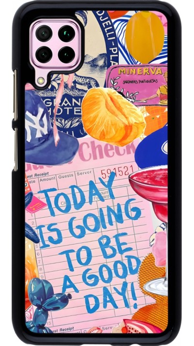 Huawei P40 Lite Case Hülle - Preppy Today is Going to be a good day