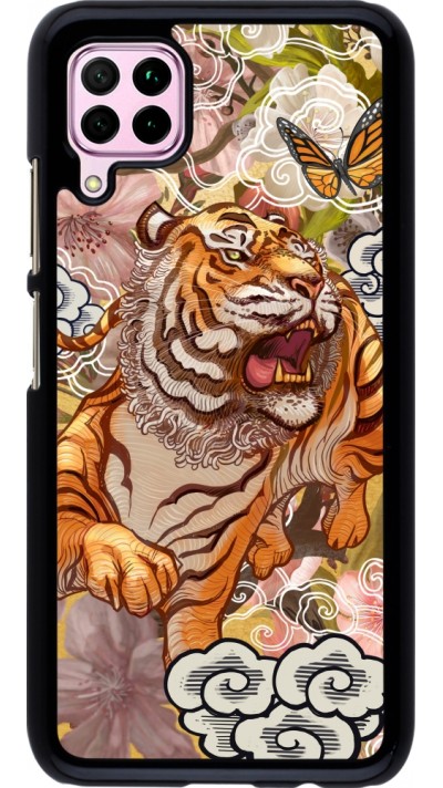 Huawei P40 Lite Case Hülle - Spring 23 japanese tiger