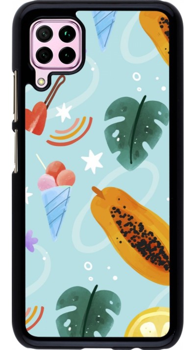 Coque Huawei P40 Lite - Summer 2025 Pattern papaya