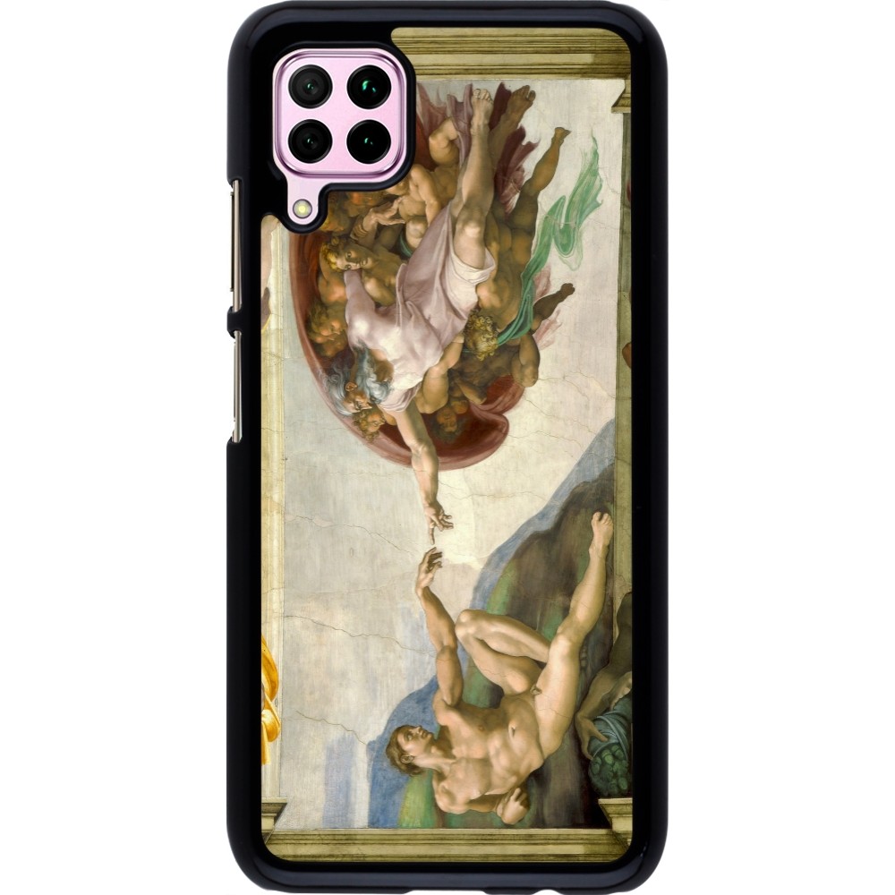 Coque Huawei P40 Lite - Tableau art - La Création d’Adam - Michel-Ange