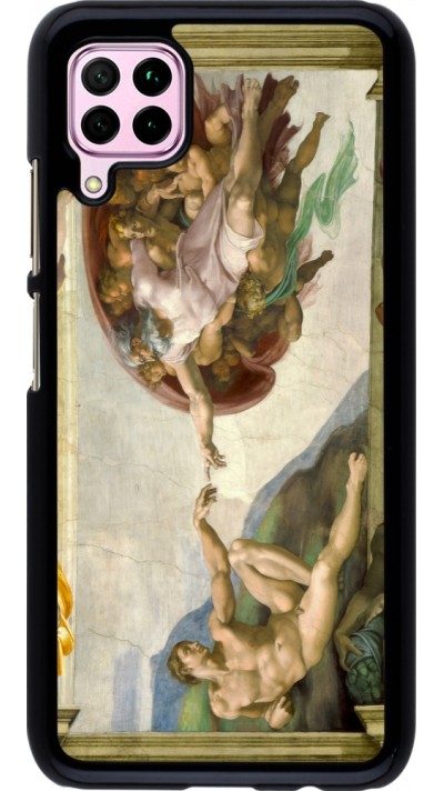 Coque Huawei P40 Lite - Tableau art - La Création d’Adam - Michel-Ange