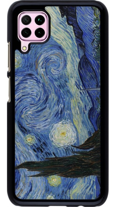Coque Huawei P40 Lite - Tableau art - La Nuit étoilée - Van Gogh