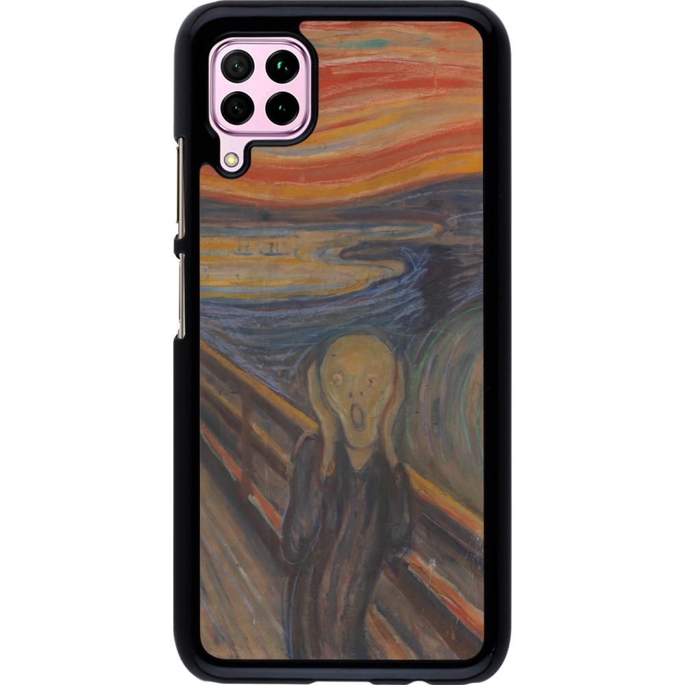 Coque Huawei P40 Lite - Tableau art - Le Cri - Edvard Munch