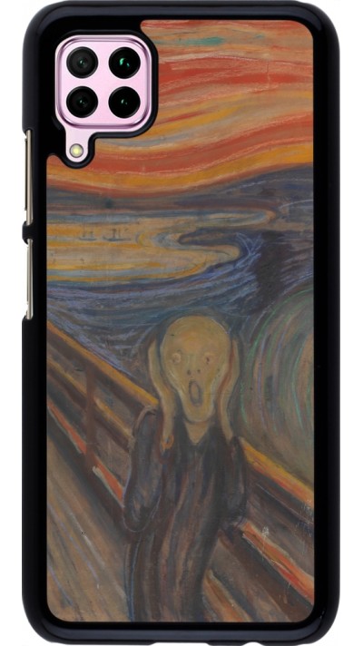 Coque Huawei P40 Lite - Tableau art - Le Cri - Edvard Munch