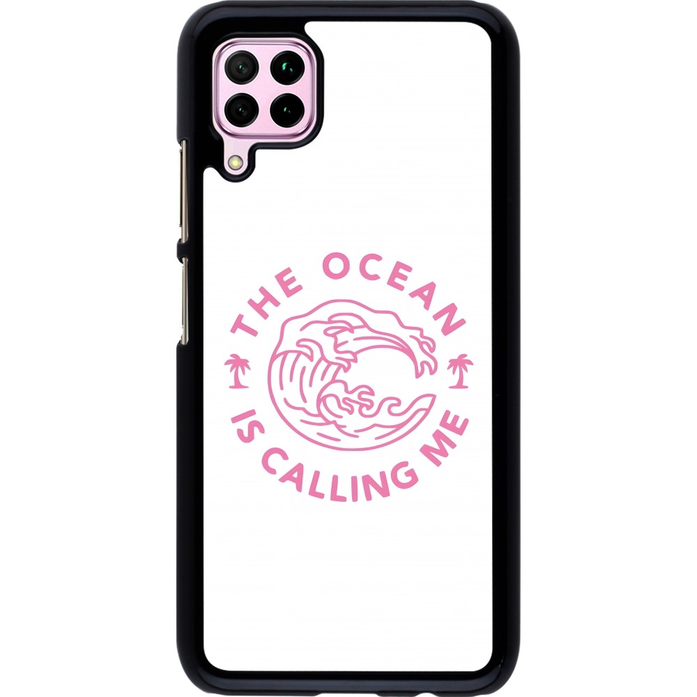 Huawei P40 Lite Case Hülle - The Ocean is calling me