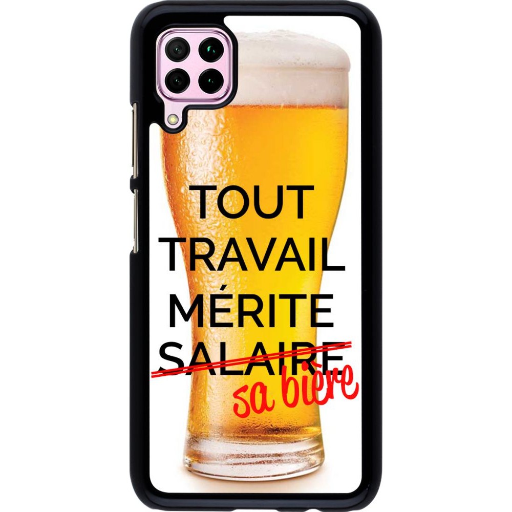 Coque Huawei P40 Lite - Tout travail mérite sa bière