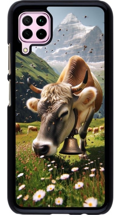 Coque Huawei P40 Lite - Vache montagne Valais