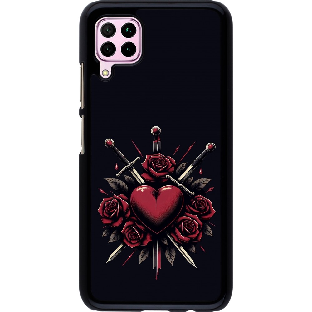 Coque Huawei P40 Lite - Valentine 2024 gothic love