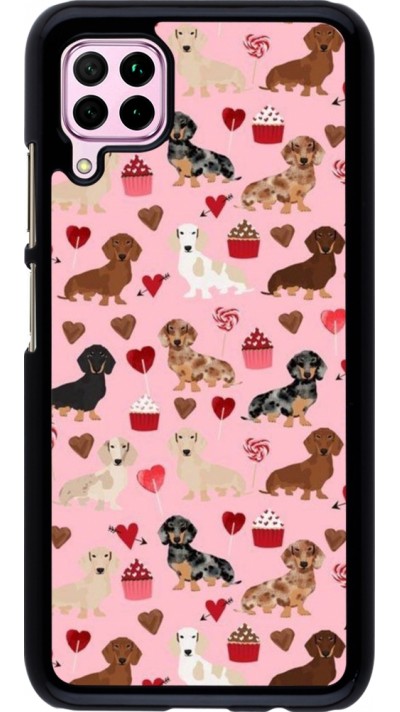 Coque Huawei P40 Lite - Valentine 2024 puppy love