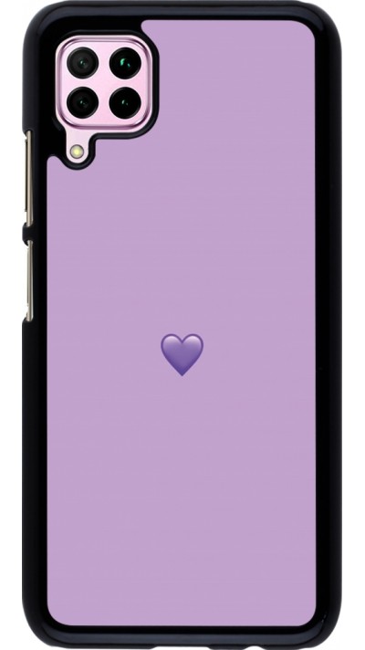 Coque Huawei P40 Lite - Valentine 2023 purpule single heart