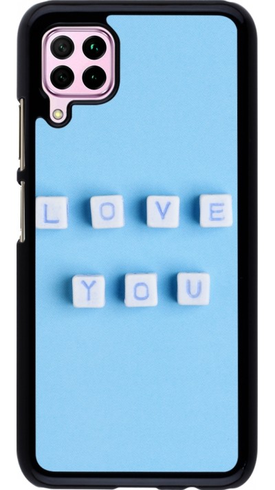 Coque Huawei P40 Lite - Valentine 2023 blue love you