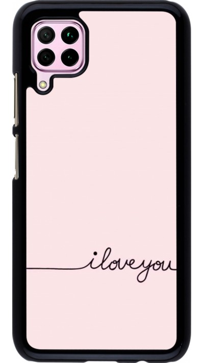 Coque Huawei P40 Lite - Valentine 2023 i love you writing