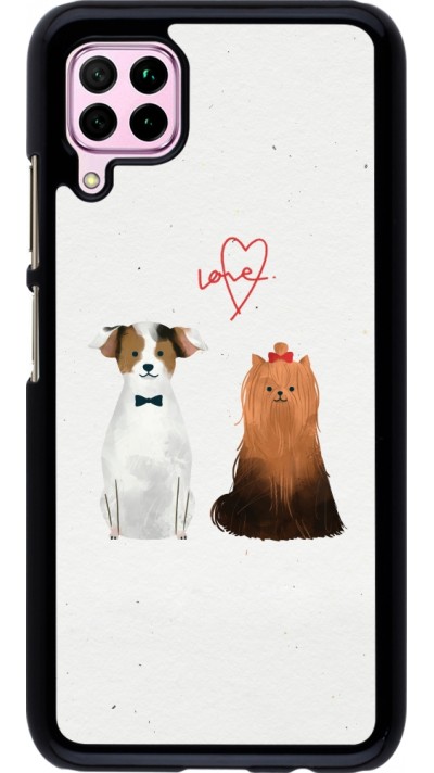 Coque Huawei P40 Lite - Valentine 2023 love dogs