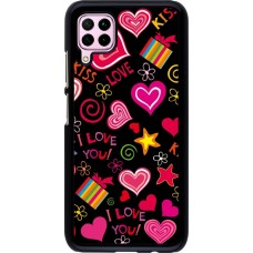 Coque Huawei P40 Lite - Valentine 2023 love symbols