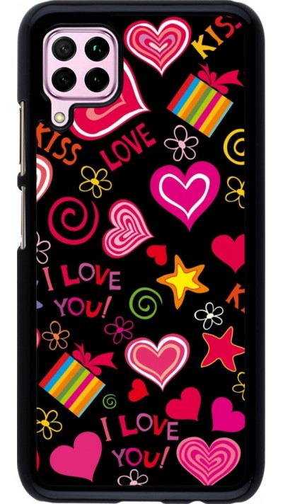 Coque Huawei P40 Lite - Valentine 2023 love symbols