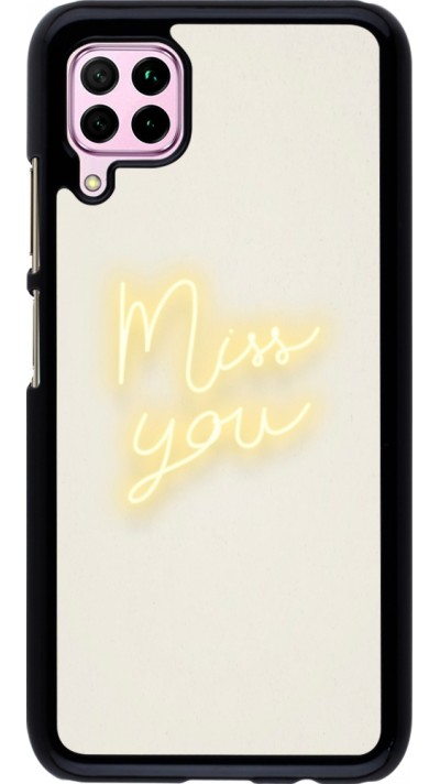 Coque Huawei P40 Lite - Valentine 2023 neon miss you