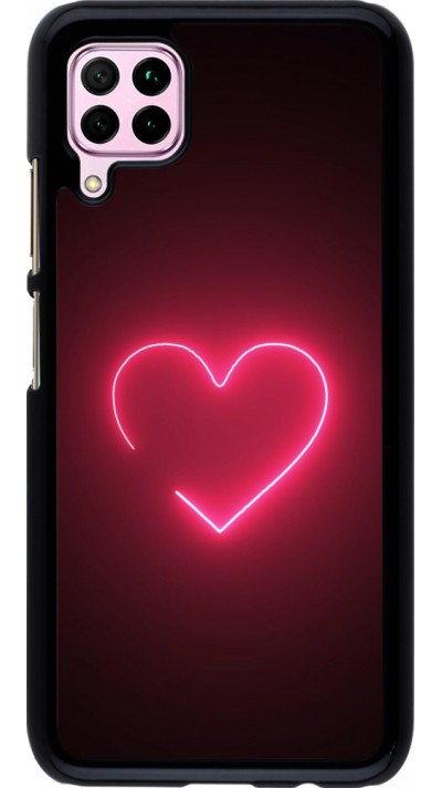 Coque Huawei P40 Lite - Valentine 2023 single neon heart