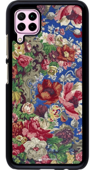 Coque Huawei P40 Lite - Vintage Art Flowers