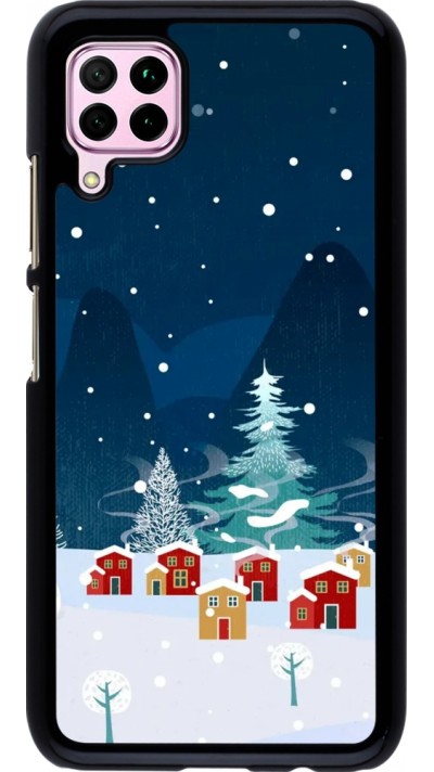 Coque Huawei P40 Lite - Winter 22 Small Town