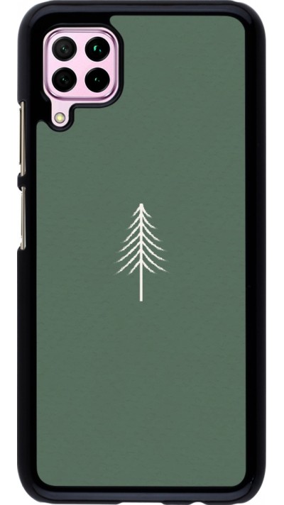 Huawei P40 Lite Case Hülle - Christmas 22 minimalist tree