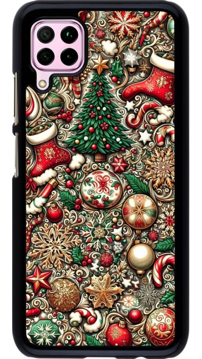 Coque Huawei P40 Lite - Noël 2023 micro pattern